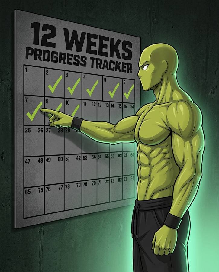 A 12-week plan that never guesses.